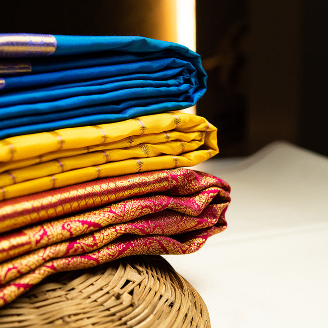 Collection image for: Kanchipuram Pure Silk Sarees