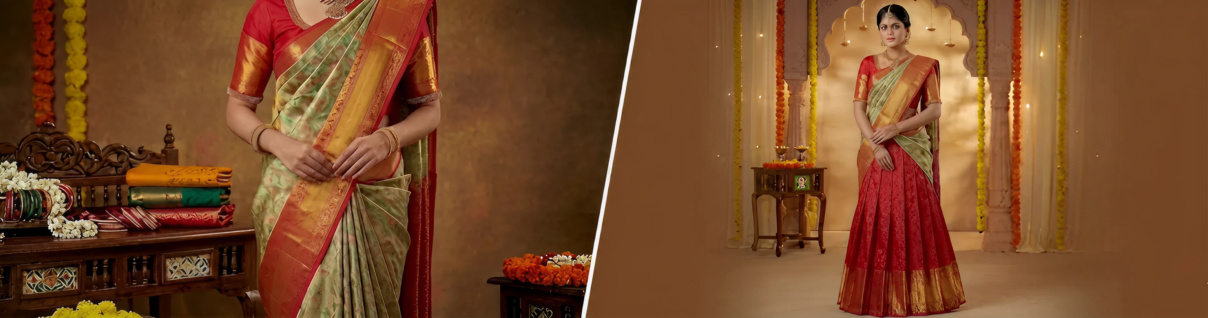 Step-by-Step Guide: How to Wear Saree as Half Saree