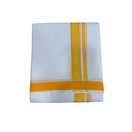 Men Pure Cotton 1 Inch Thillana Panchakacham Dhoti-9x5