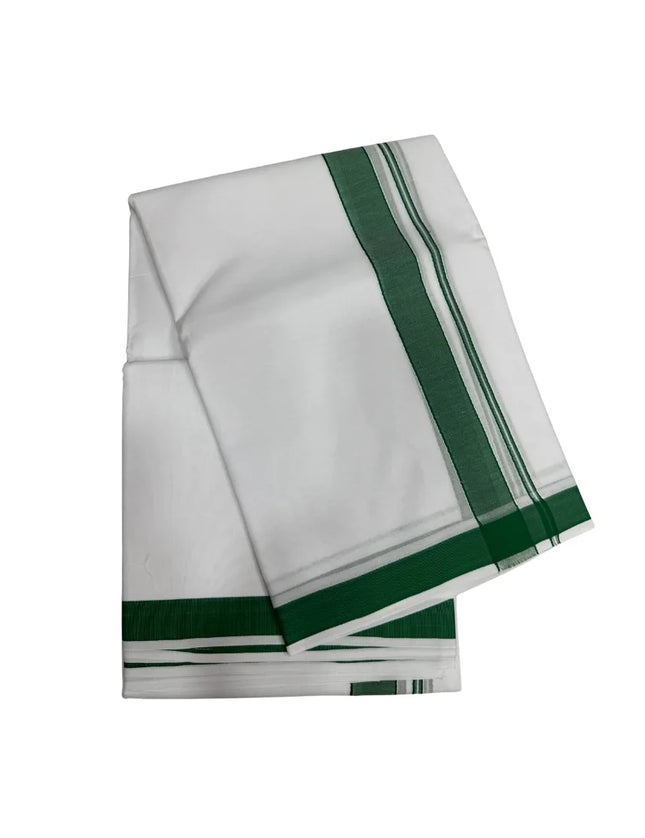 Men Pure Cotton 1 Inch Thillana Panchakacham Dhoti-9x5