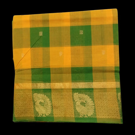 Akalya Checks Butta 9 Yards Sarees