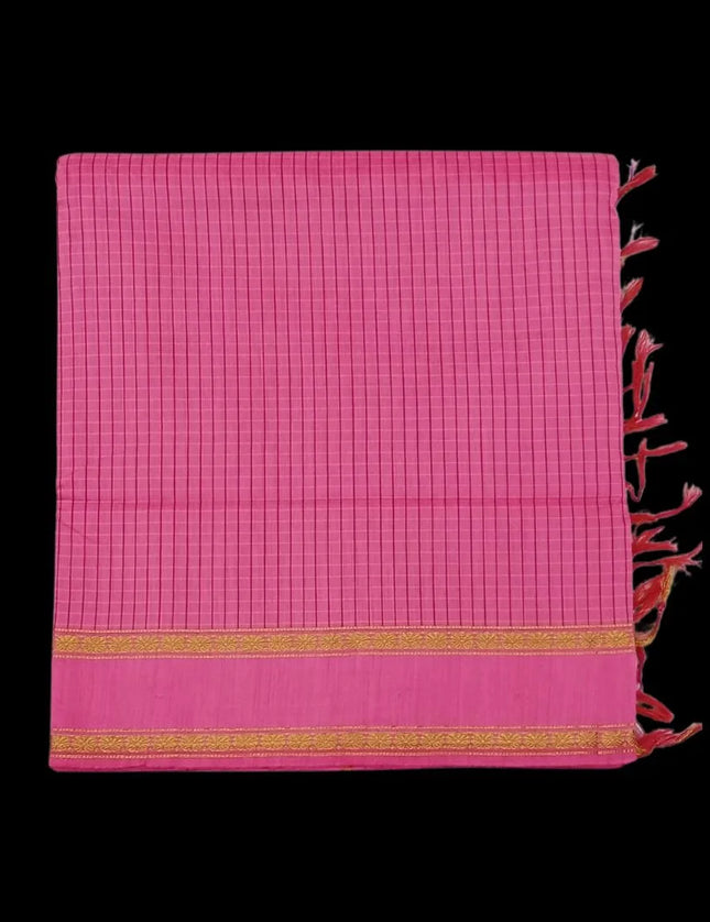 Kalyani Arani Checks 6 yards Sarees