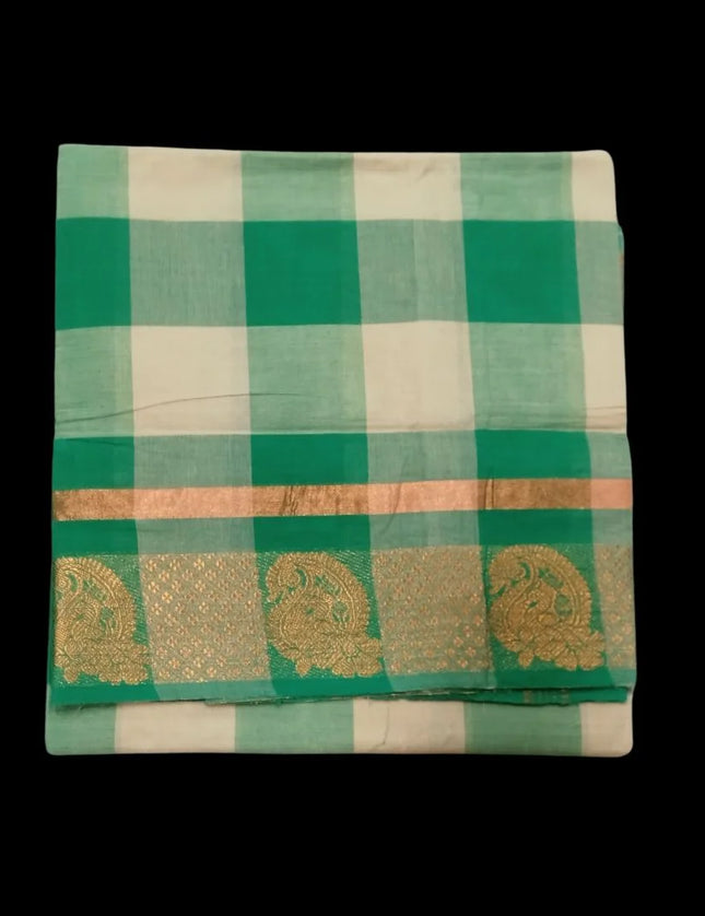 Chettinad Agalya Kattam Cotton 6 yards Sarees