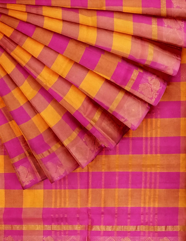 Chettinad Agalya Kattam Cotton 6 yards Sarees