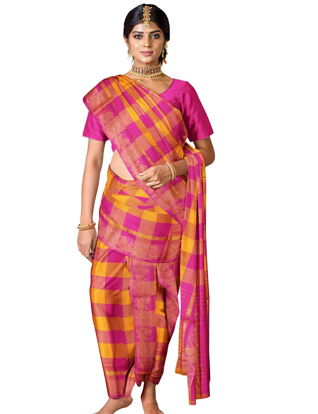Chettinad Agalya Kattam Cotton 6 yards Sarees