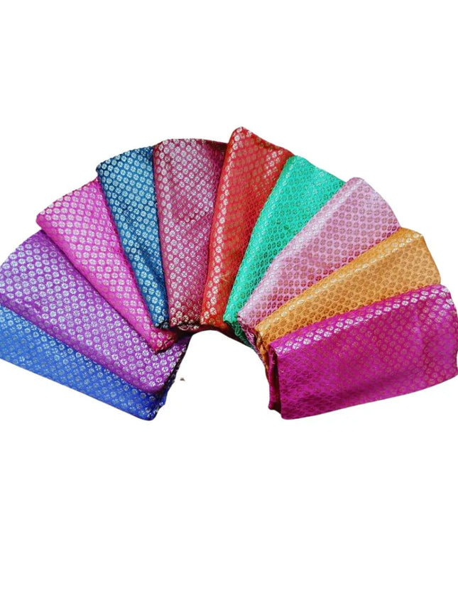 Jacquard Art Silk Blouse PCs 85CM (Pack of 10)