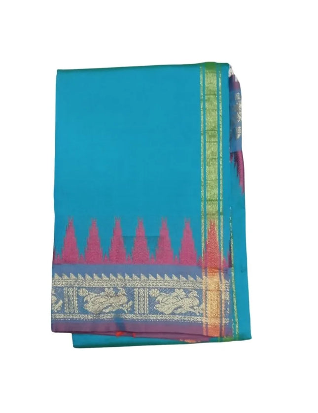 Karishma Art Silk Kids Dhoti With Angavastram-3M+2M