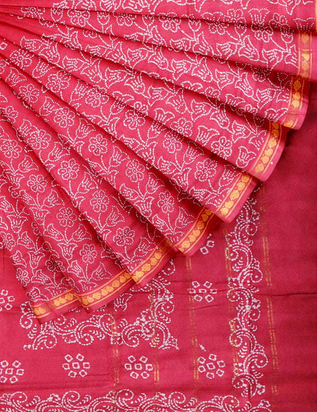 KT Half & Half Cotton Sarees with Jari Border 9 Yards Saree