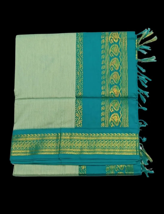 Kalyani Contrast Sarees 6 Yards Sarees