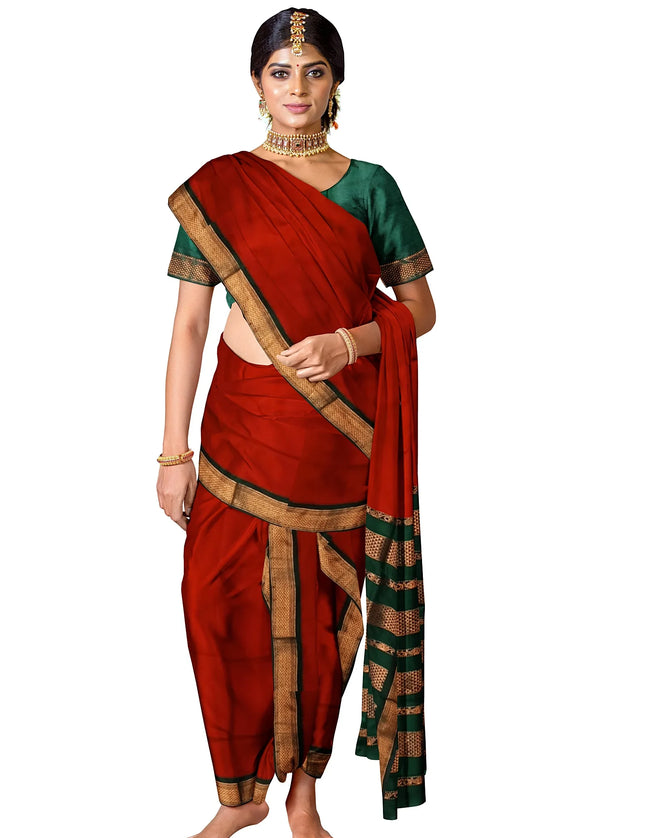 Kalyani Contrast Sarees 6 Yards Sarees