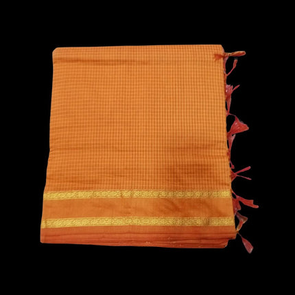 Kalyani Arani Checks 6 yards Sarees