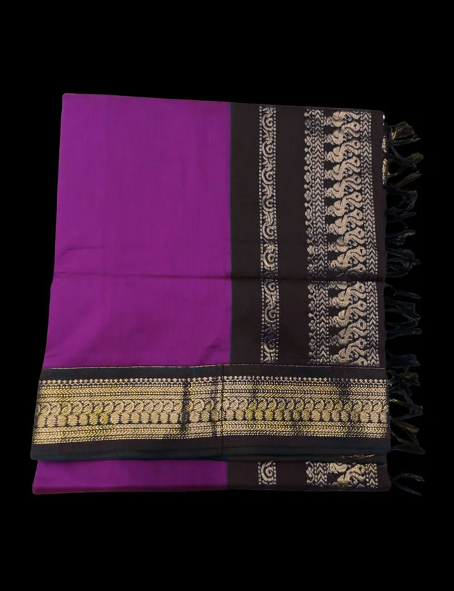 Kalyani Contrast Sarees 6 Yards Sarees