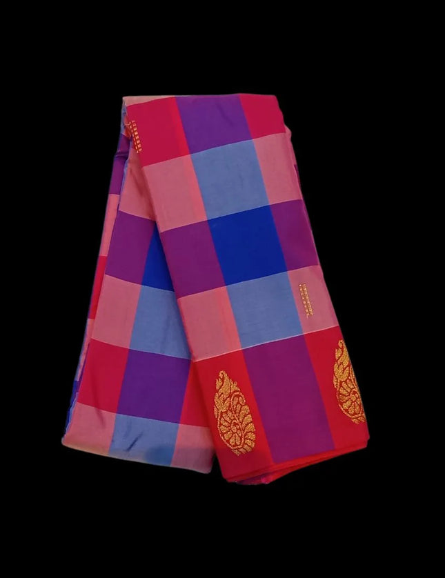Karishma Arni Checks Butta  6 yards Sarees