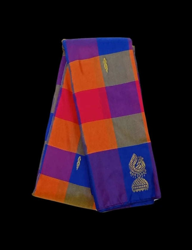 Karishma Arni Checks Butta  6 yards Sarees