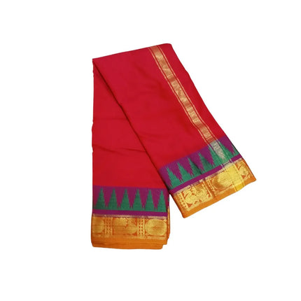 Karishma Art Silk Kids Dhoti With Angavastram-3M+2M