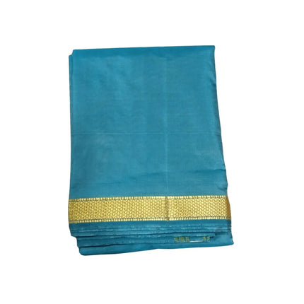 Katlon Boys Madi Art Silk Kids Dhoti With Angavastram-3M+2M