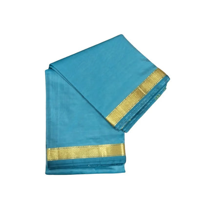 Katlon Boys Madi Art Silk Kids Dhoti With Angavastram-3M+2M