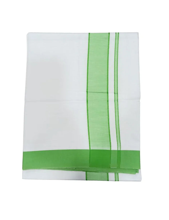 Men Cotton 2 Inch Ranikari Single Dhoti- 2M