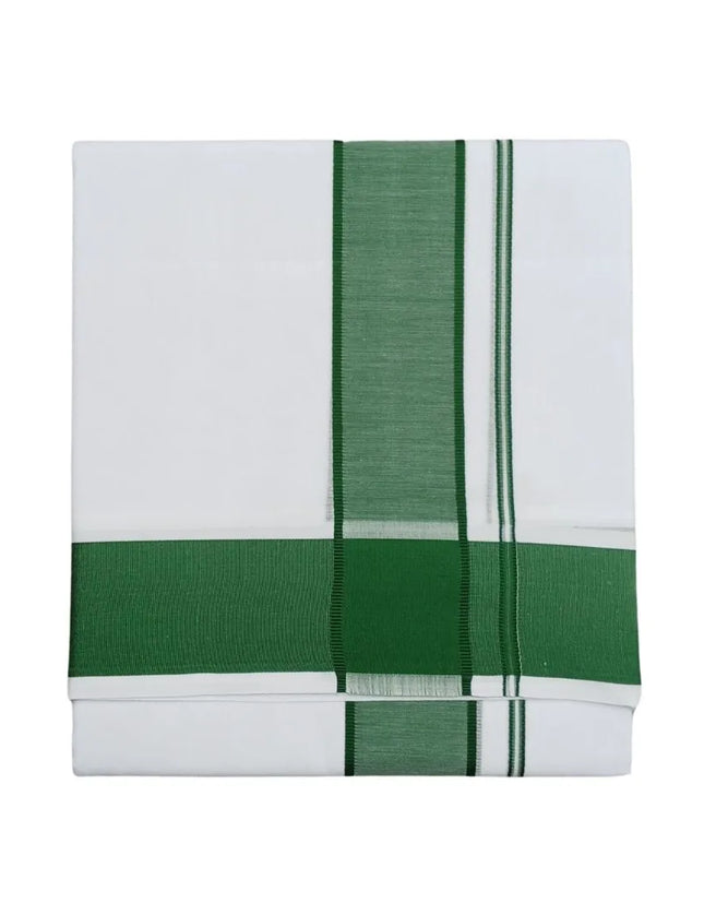 Men Cotton 2INCH Thillana Double Dhoti- 3.66m