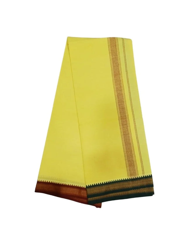 Men Cotton Colour Single Dhoti- 2M