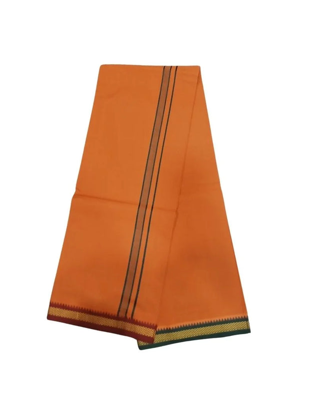 Men Cotton Colour Single Dhoti- 2M