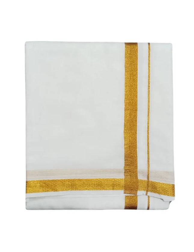 Men Cotton 30K Karigam Single Dhoti- 3.60m