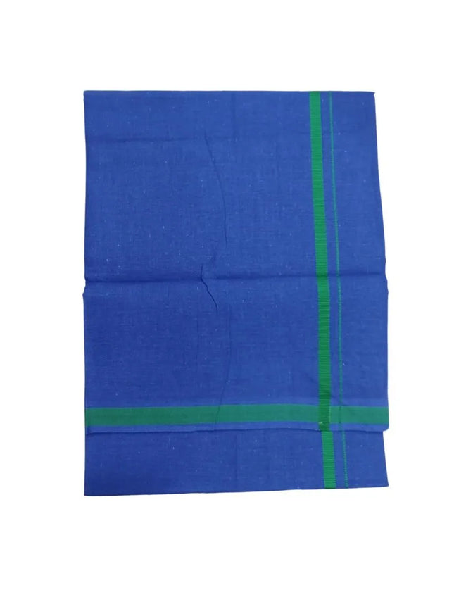 Men Cotton Blue Vindyhya Single Dhoti- 2M