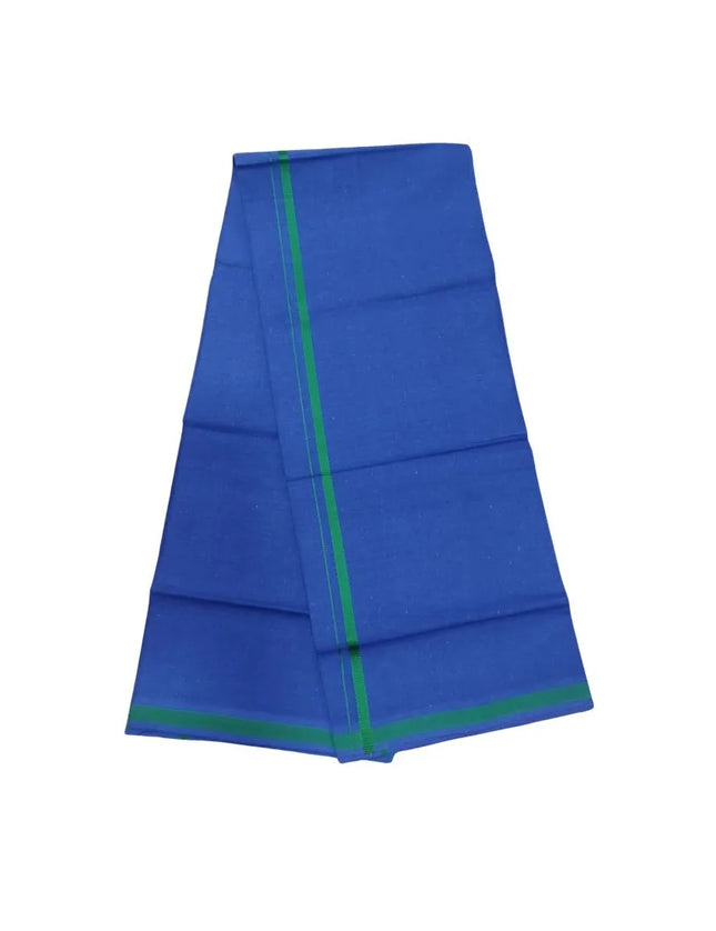 Men Cotton Blue Vindyhya Single Dhoti- 2M