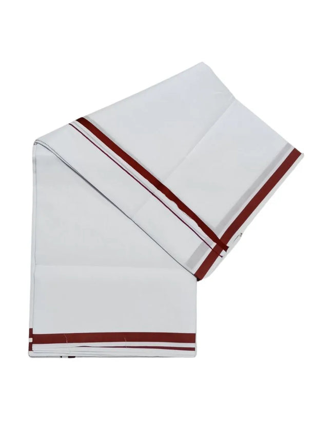 Men Cotton Chakra Gundanj Double Dhoti- 3.66m