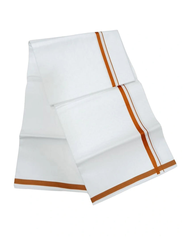 Men Cotton Chakra Gundanju Double Dhoti- 3.66m