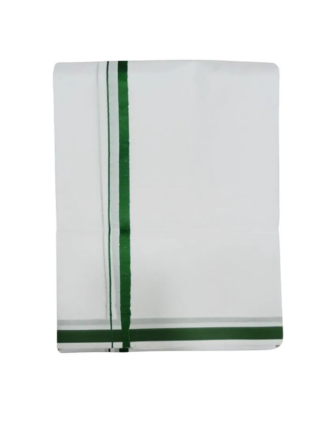 Men Cotton Chakra Gundanju Double Dhoti- 3.66m