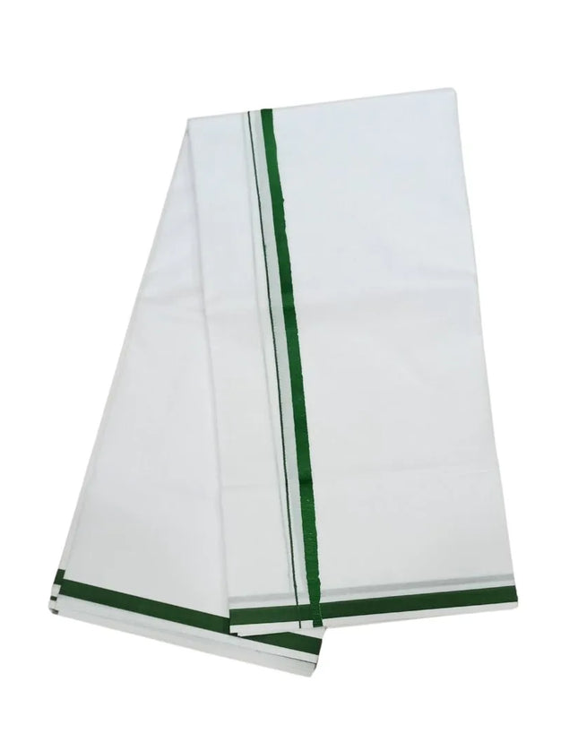 Men Cotton Chakra Gundanju Double Dhoti- 3.66m