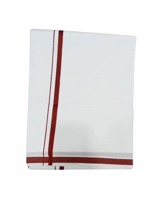 Men Cotton Chakra Gundanju Double Dhoti- 3.66m