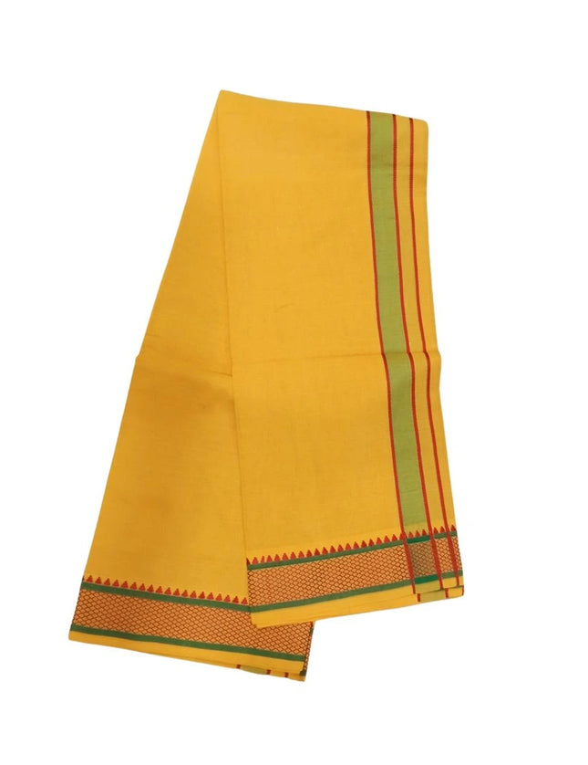 Men Cotton Colour Single Dhoti- 2M