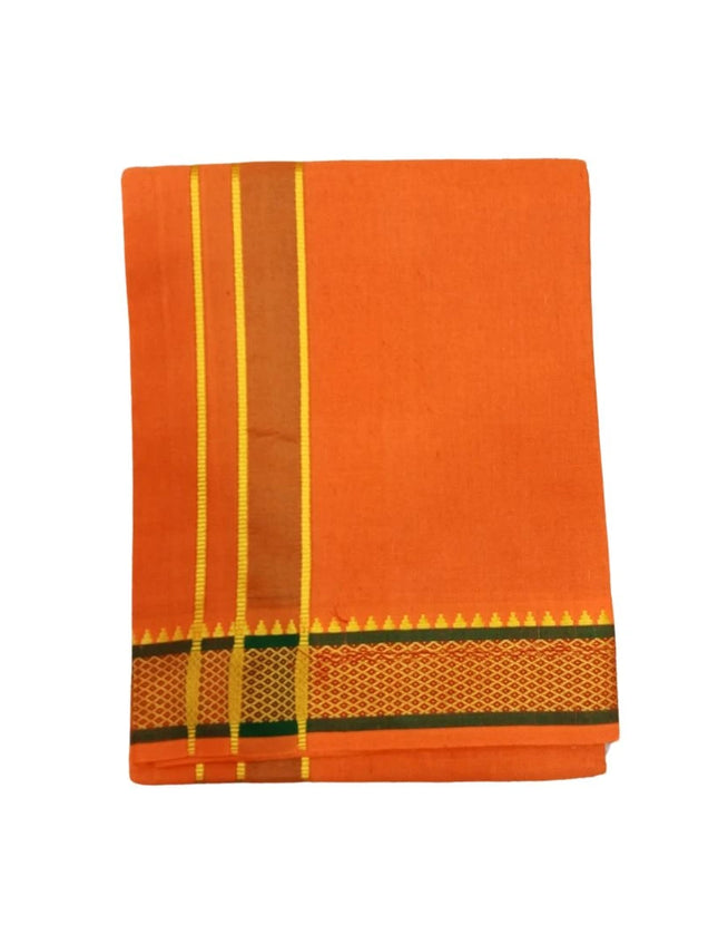 Men Cotton Colour Single Dhoti- 2M