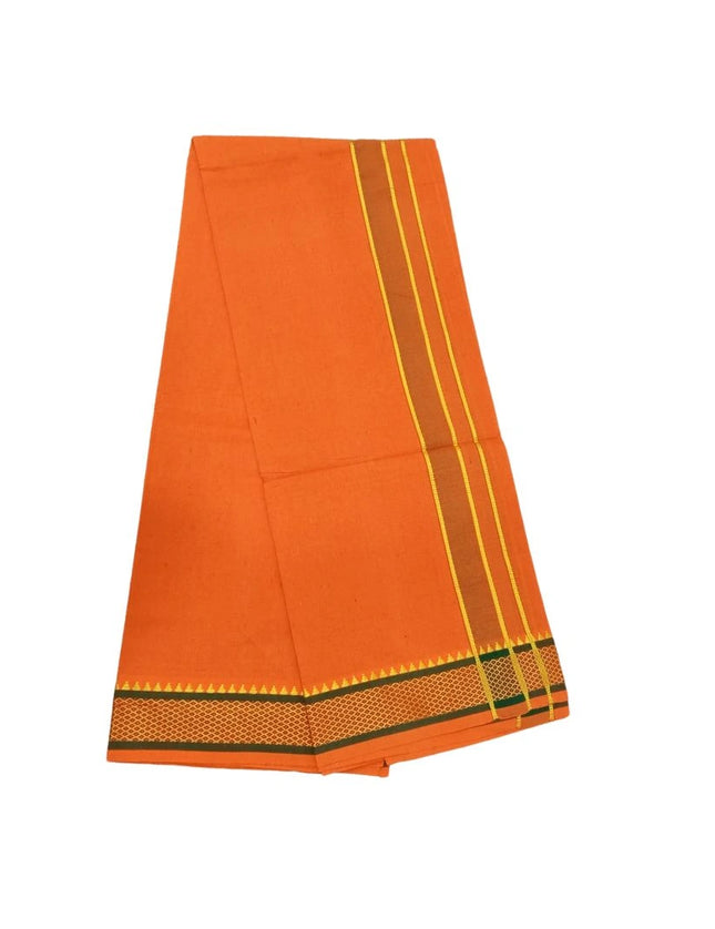 Men Cotton Colour Single Dhoti- 2M