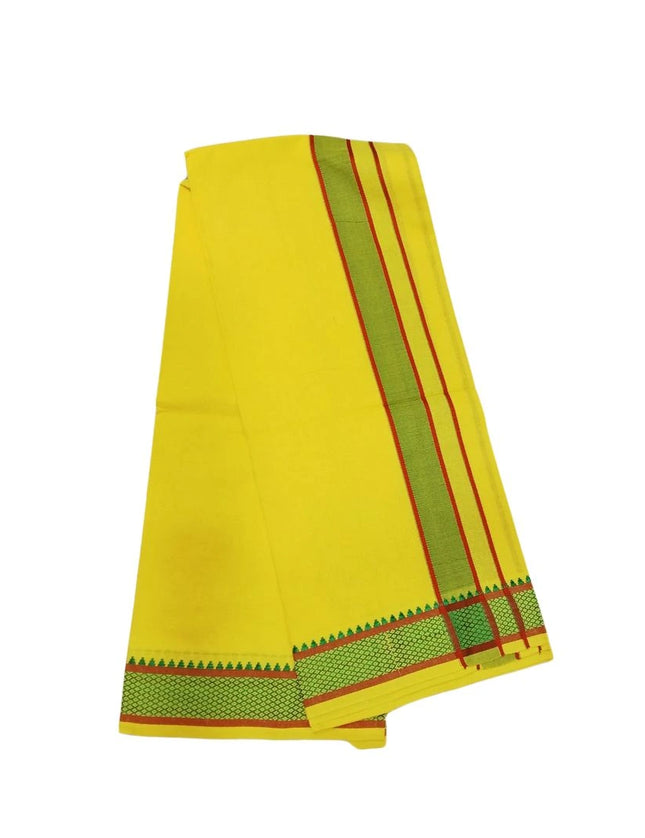 Men Cotton Colour Single Dhoti- 2M