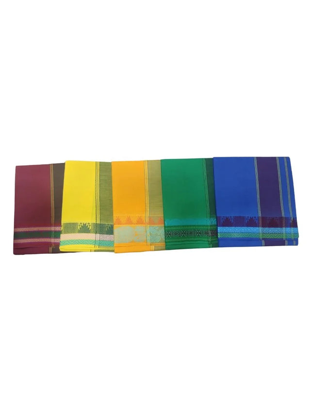 Men Cotton Colour Star Plus Single Dhoti- 2M