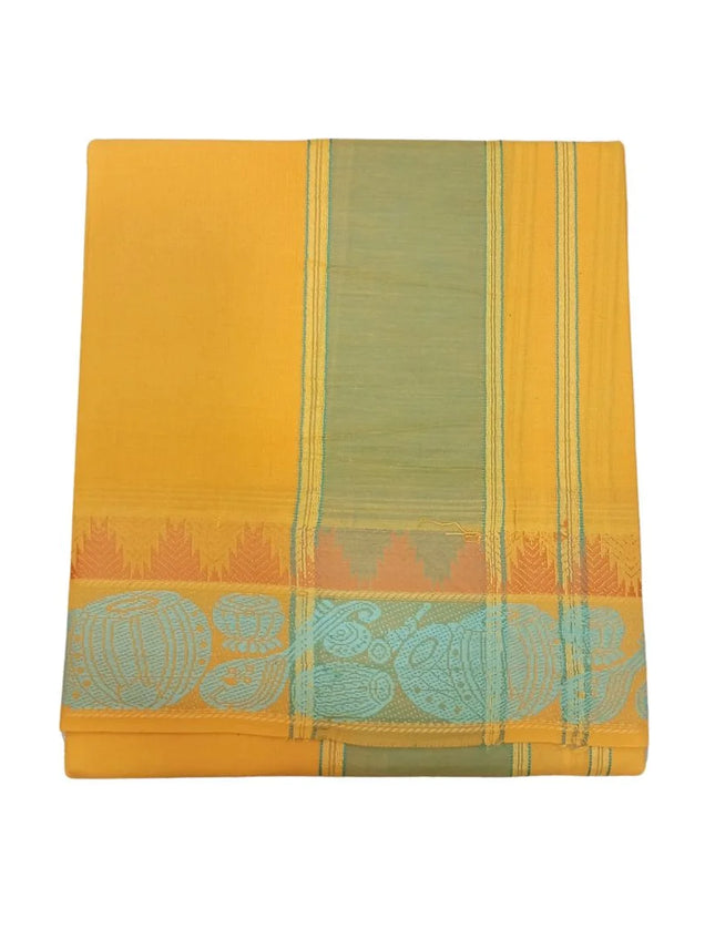 Men Cotton Colour Star Plus Single Dhoti- 2M