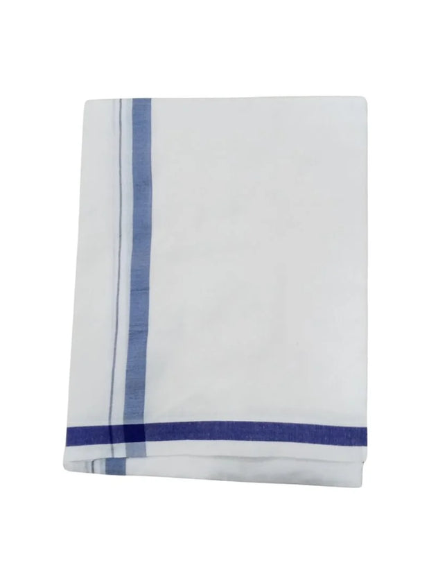 Men Cotton Gundanju Border Single Dhoti- 2M