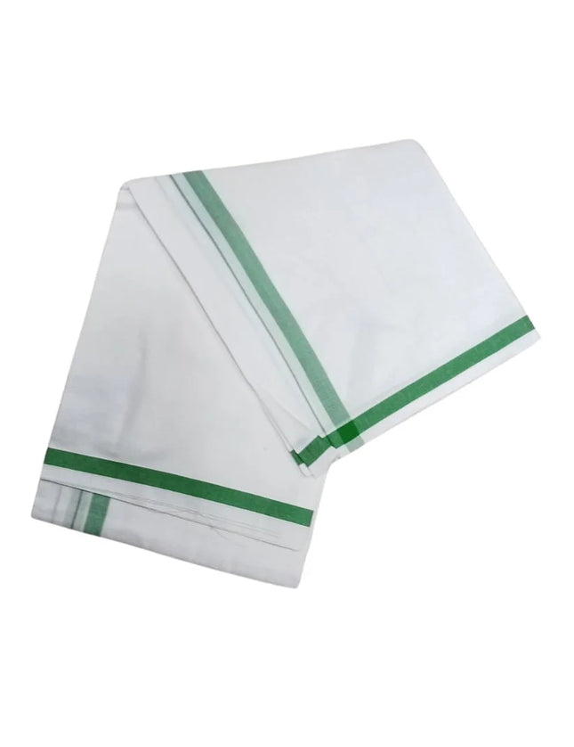 Men Cotton Gundanju Border Single Dhoti- 2M