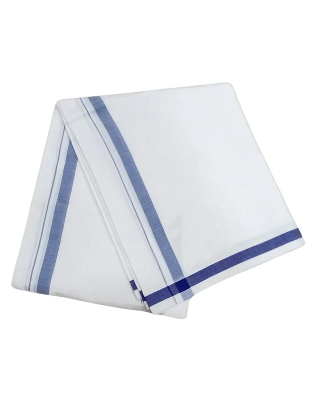 Men Cotton Gundanju Border Single Dhoti- 2M