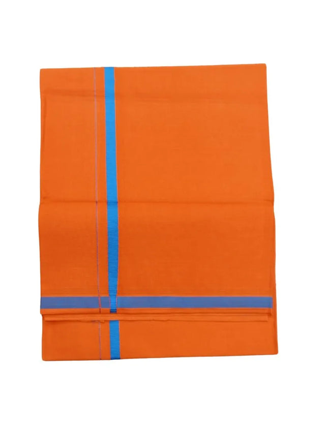 Men Cotton Gundanju Colour Single Dhoti- 2.25m