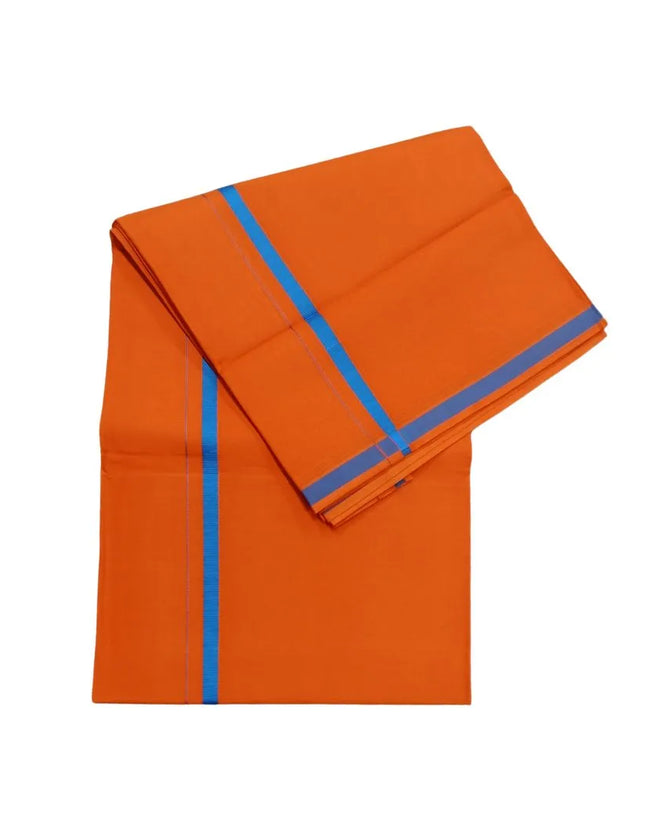 Men Cotton Gundanju Colour Single Dhoti- 2.25m
