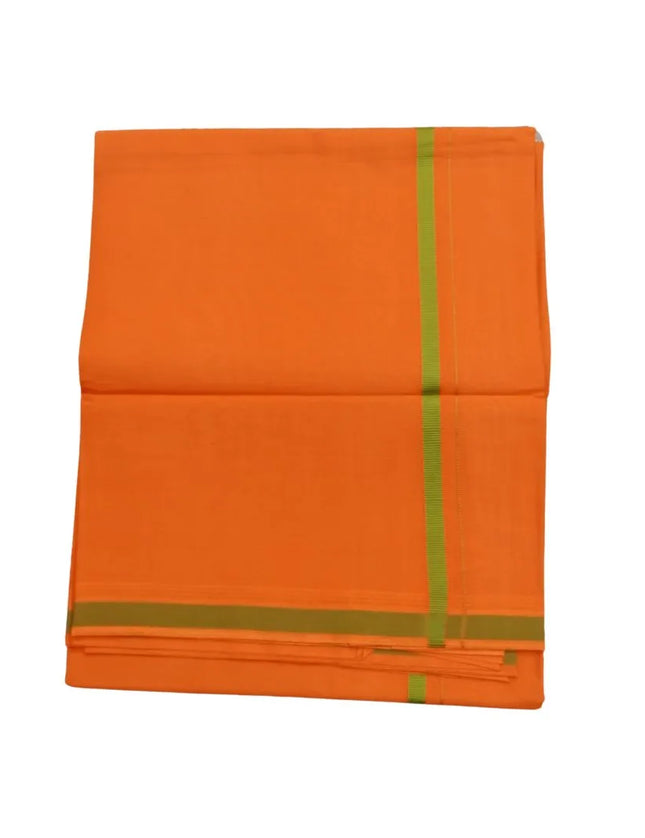 Men Cotton Gundanju Colour Single Dhoti- 2.25m