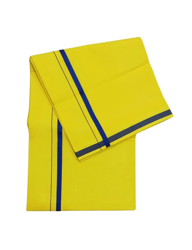 Men Cotton Gundanju Colour Single Dhoti- 2.50m