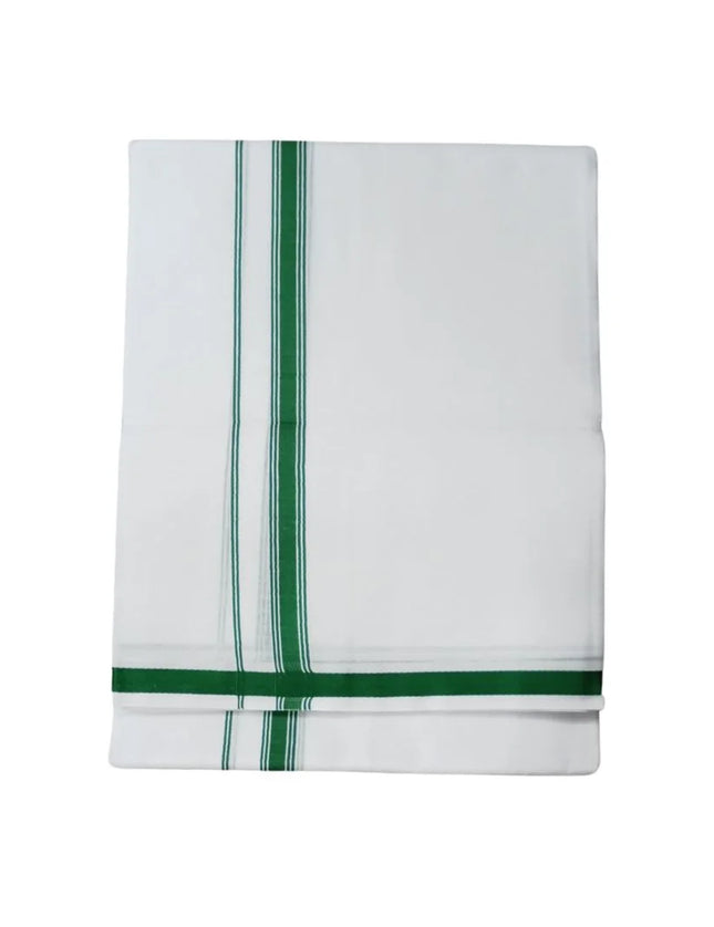 Men Cotton Gundanju Double Dhoti- 3.66m