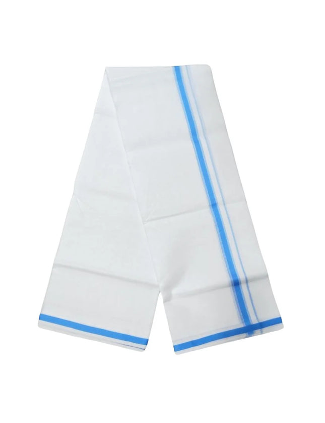 Men Cotton Gundanju Double Dhoti- 3.66m