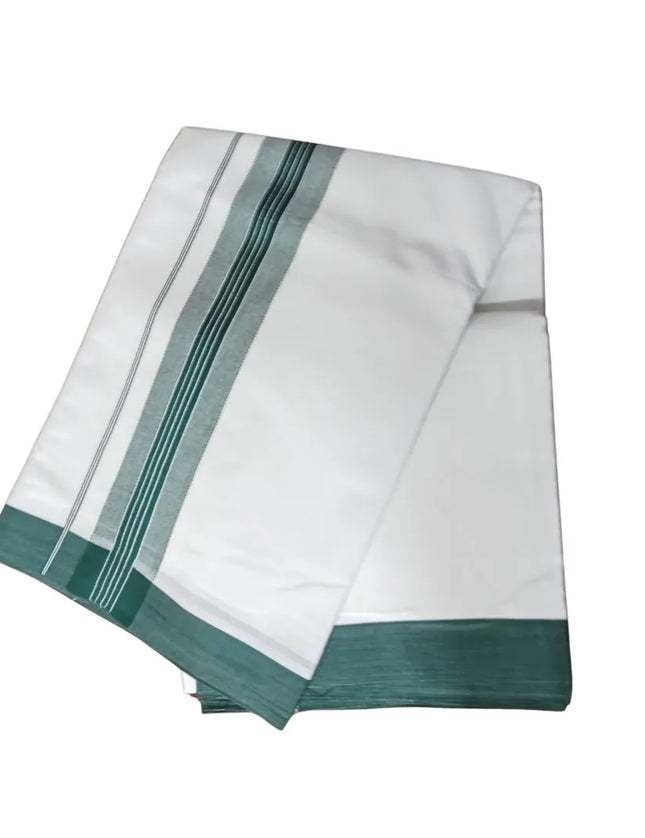 Men Pure Cotton Jari Mundi Panchakacham Dhoti-9x5