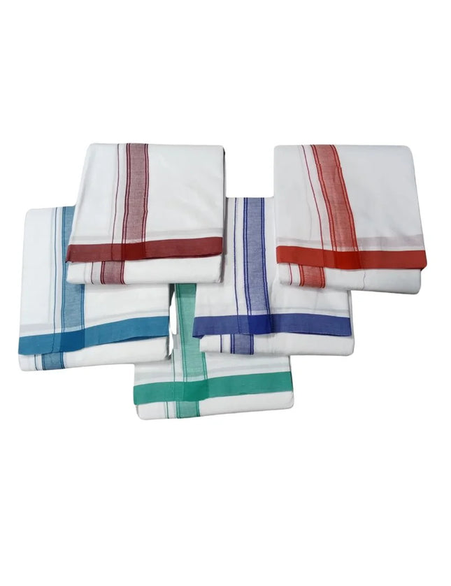 Men Pure Cotton 1 Inch Sarathy Panchakacham Dhoti-9x5
